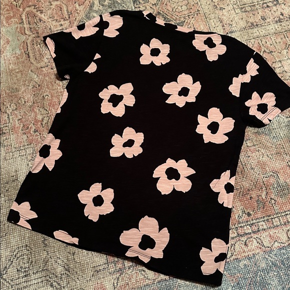 Anthropologie Sanctuary Floral Top Short Sleeve - Picture 5 of 5